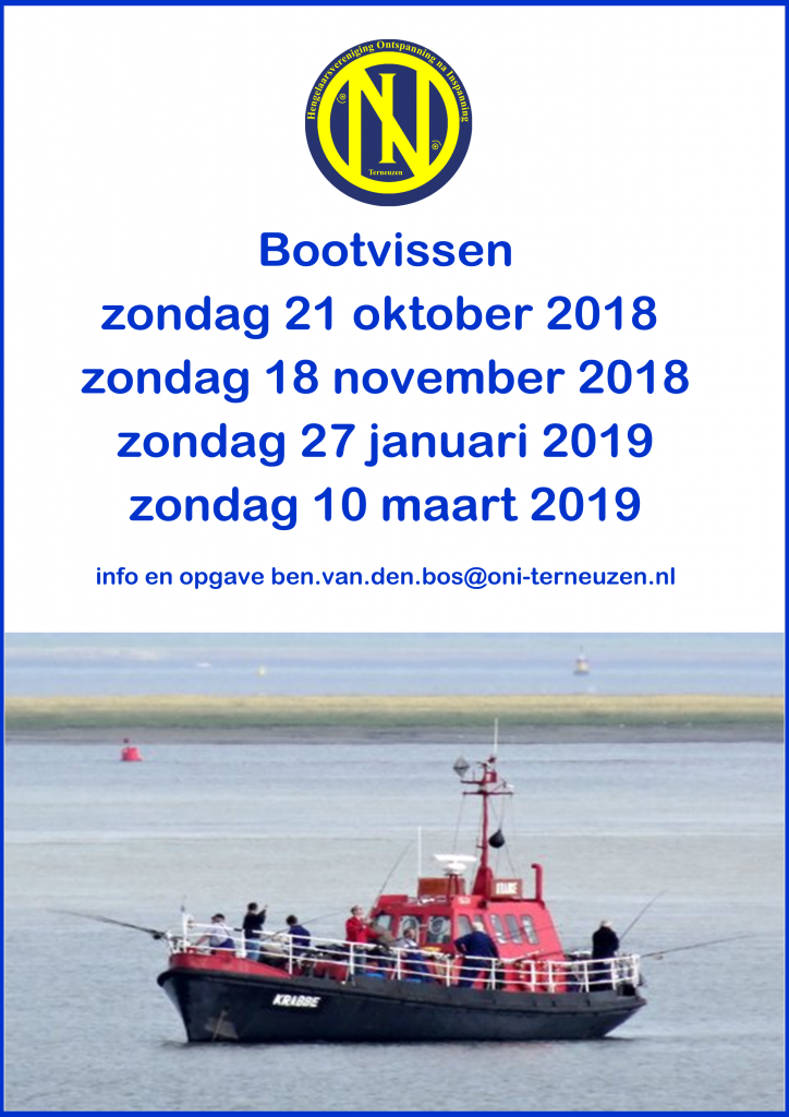 affiche bootvissen 2018-2019
