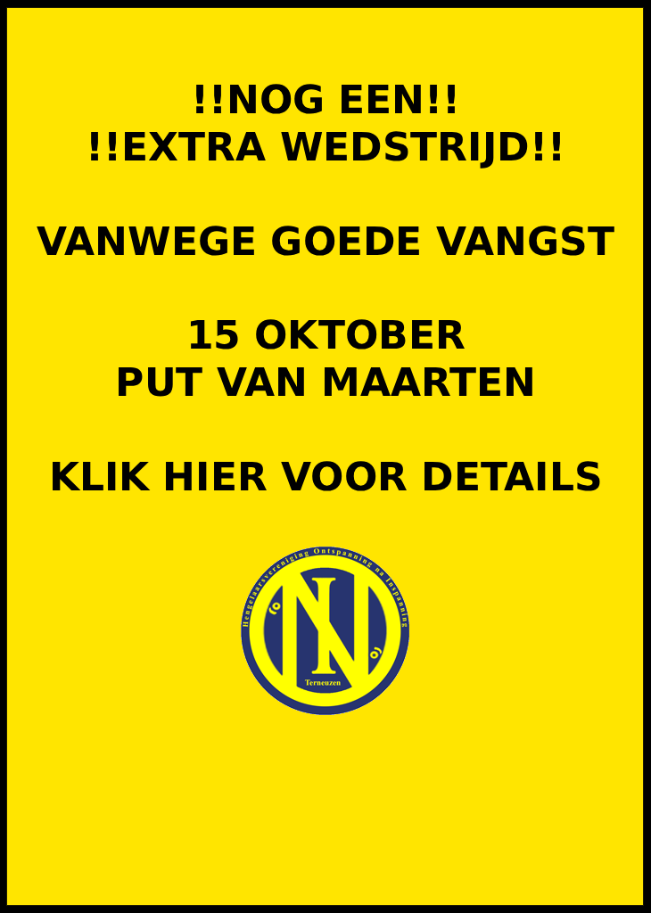 2de extra wedstrijd Put van Maarten
